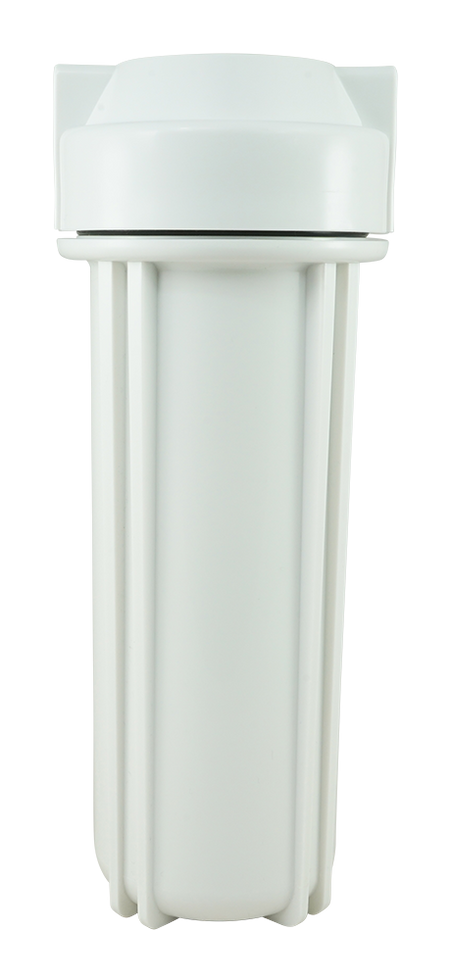 2.5" x 10" White Poly Sump and Cap Assembly - Parts - Crystal Quest