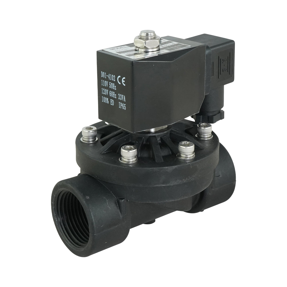 2'' / Polyvinyl chloride (PVC) / 110 Solenoid Valves - Parts - Crystal Quest Water Filters