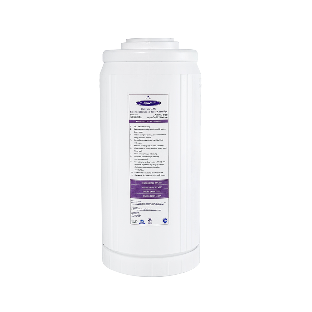 Calcium GAC Fluoride Reduction Filter Cartridge - Water Filter Cartridges - Crystal Quest