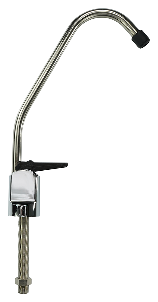 Chrome Faucet with 1/4" Tube (Standard Handle) - Parts - Crystal Quest