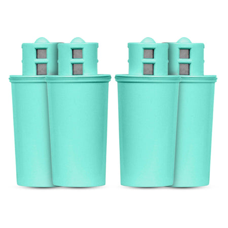 Pack of 4 Alkalizing Water Pitcher Cartridge - Water Filter Cartridges - Crystal Quest