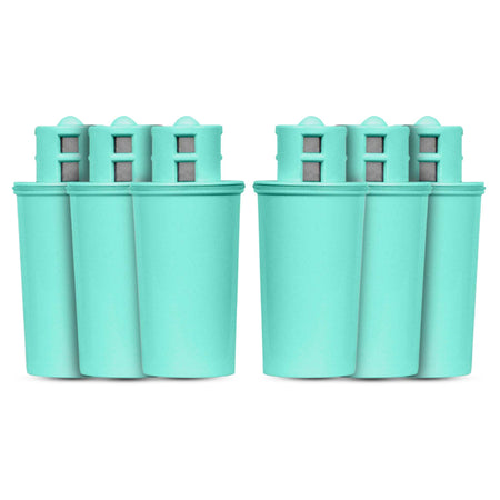 Pack of 6 Alkalizing Water Pitcher Cartridge - Water Filter Cartridges - Crystal Quest