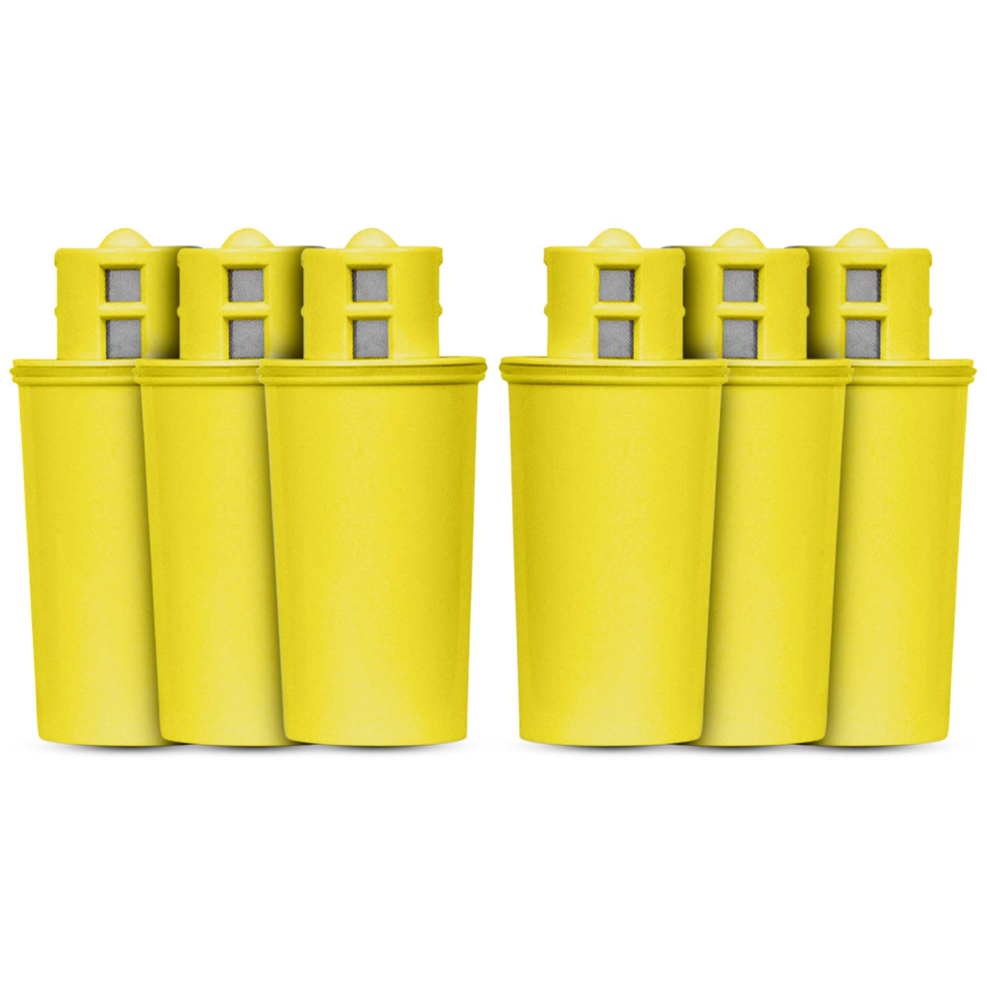 Pack of 6 Demineralizer (DI) Water Pitcher Cartridge - Water Filter Cartridges - Crystal Quest