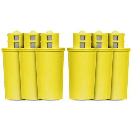 Pack of 6 Demineralizer (DI) Water Pitcher Cartridge - Water Filter Cartridges - Crystal Quest