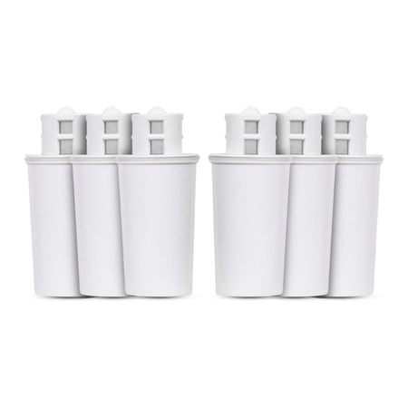 Pack of 6 Standard/SMART Water Pitcher Cartridge - Water Filter Cartridges - Crystal Quest