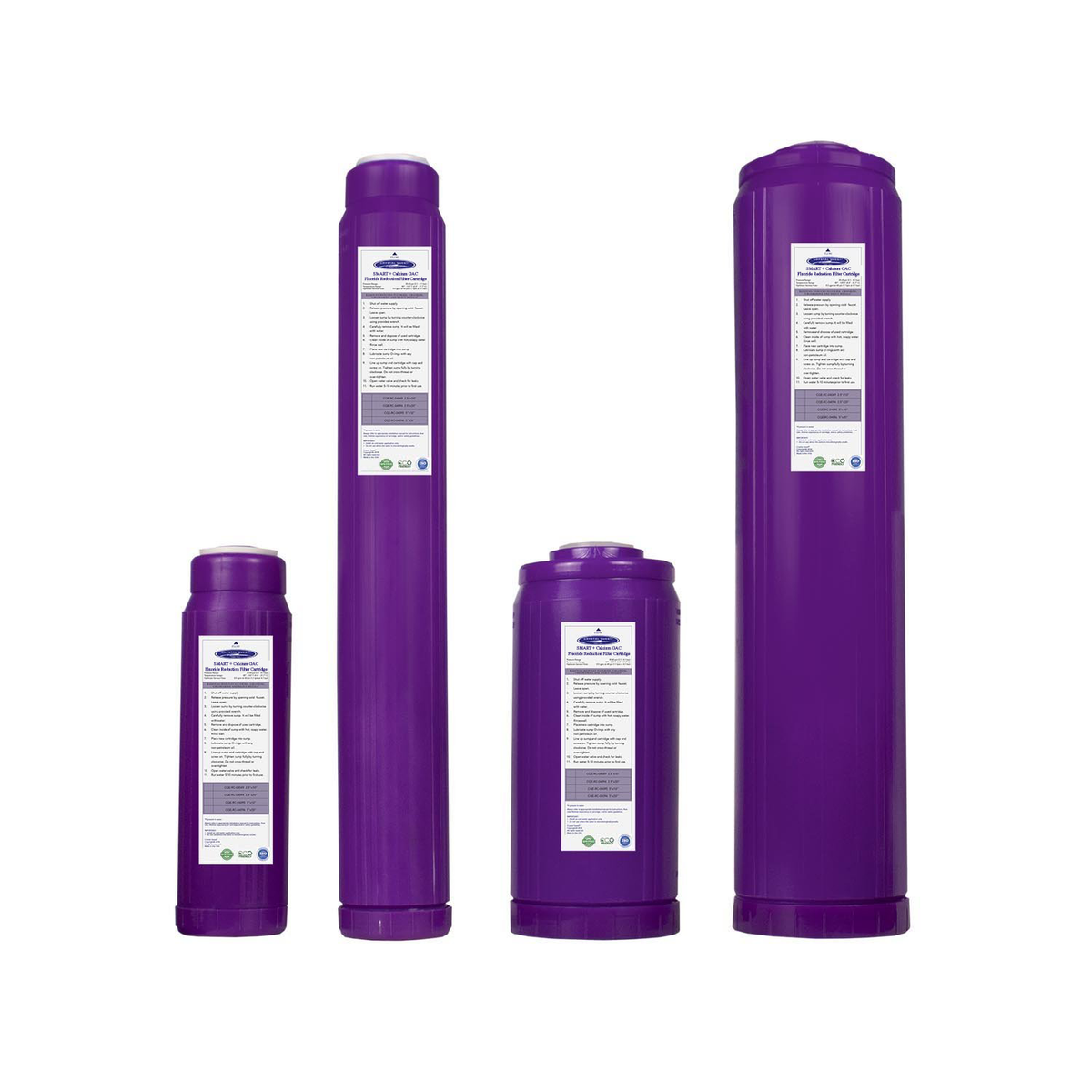 SMART + Calcium GAC Fluoride Reduction Cartridge - Water Filter Cartridges - Crystal Quest