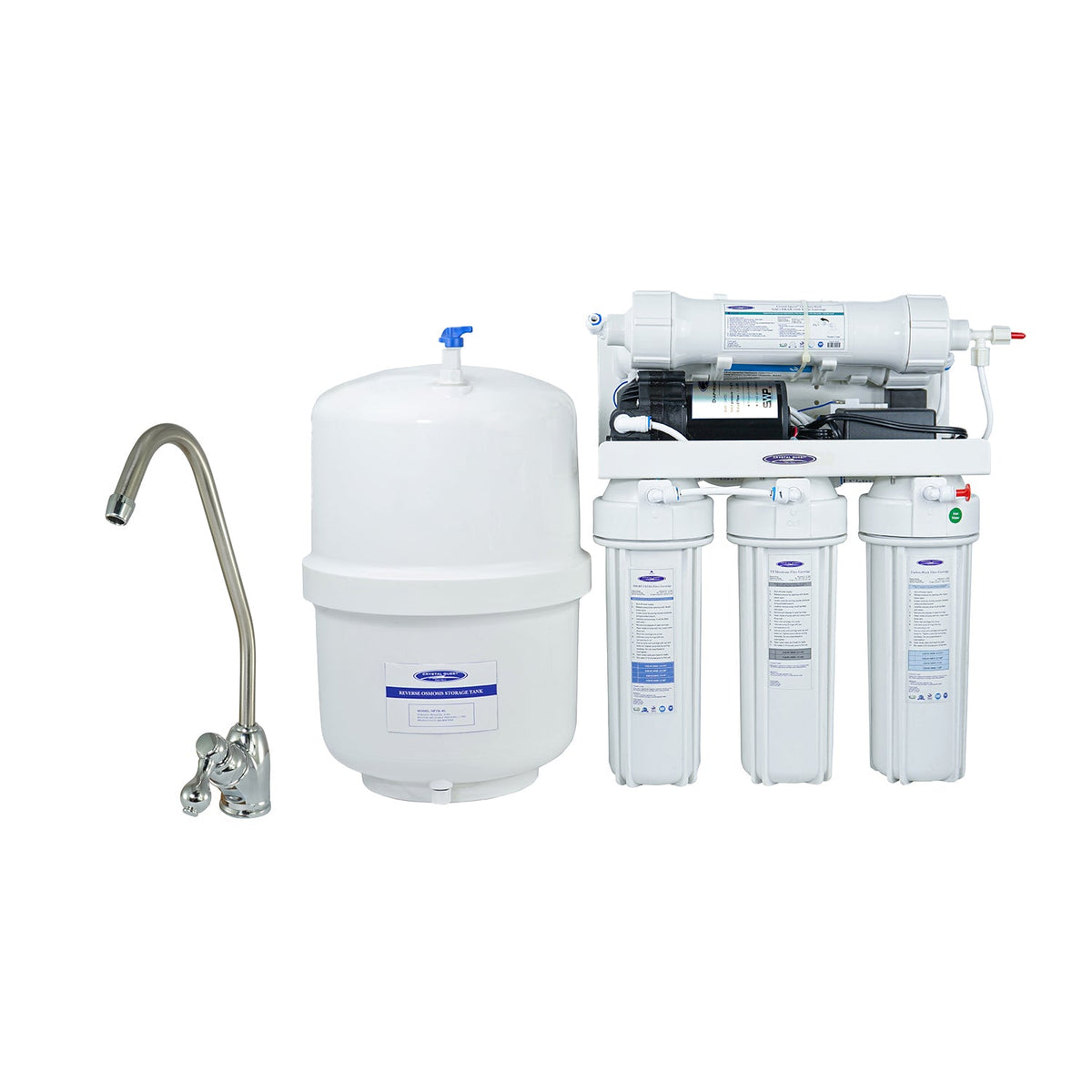 Thunder Ultrafiltration/Reverse Osmosis Under Sink Water Filter | 1000MP | 15 Stages of Filtration - Reverse Osmosis System - Crystal Quest