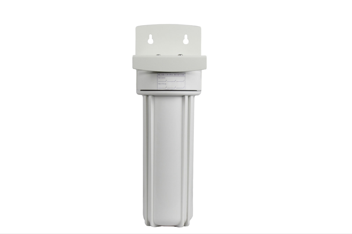 2.5" x 10" White Poly Sump and Cap Assembly - Parts - Crystal Quest