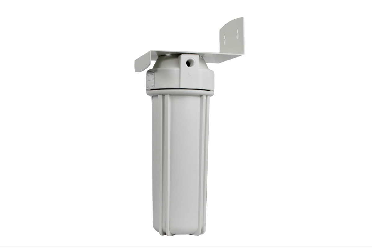 2.5" x 10" White Poly Sump and Cap Assembly - Parts - Crystal Quest