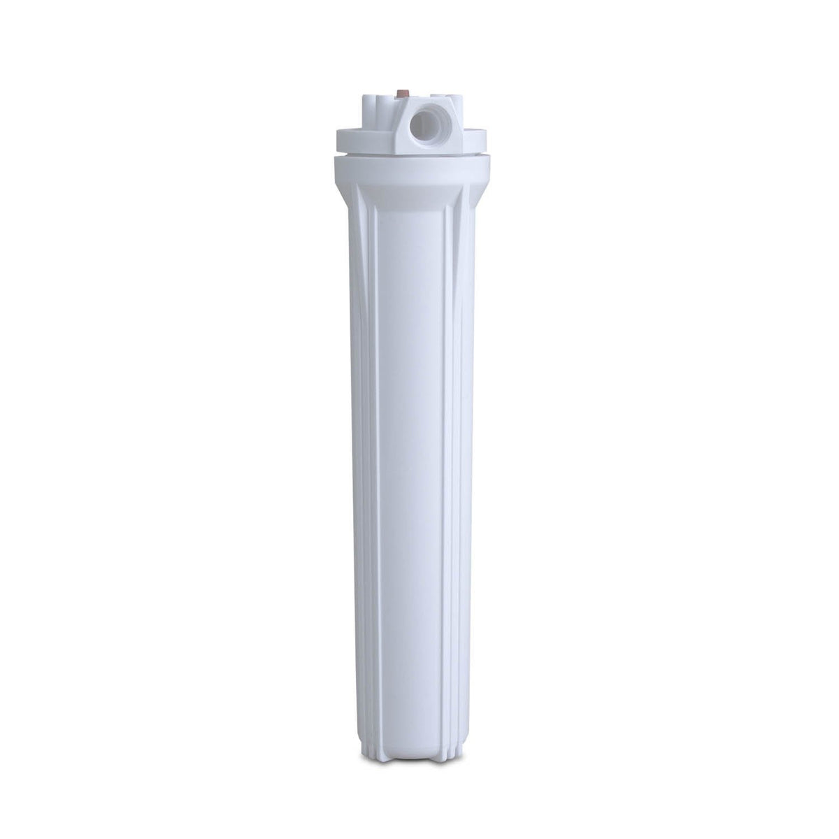 2.5" x 20" White Poly Sump and Cap Assembly - Parts - Crystal Quest Water Filters