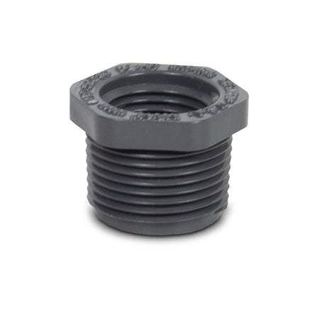 4" SS Housing PVC End Plug 1/2" & 3/4" FNPT - Parts - Crystal Quest Water Filters