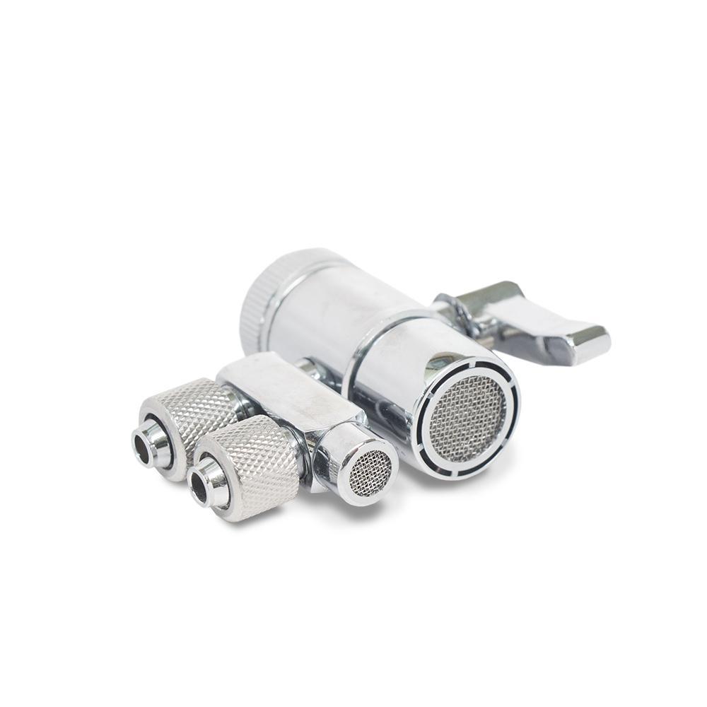 C4 - 3/8" Diverter Valve (dual barb) - Parts - Crystal Quest Water Filters