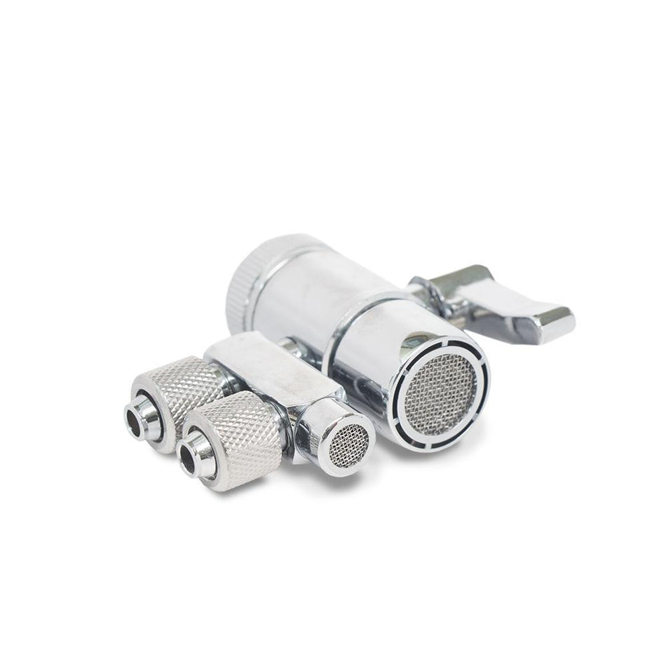 C4 - 3/8" Diverter Valve (dual barb) - Parts - Crystal Quest Water Filters